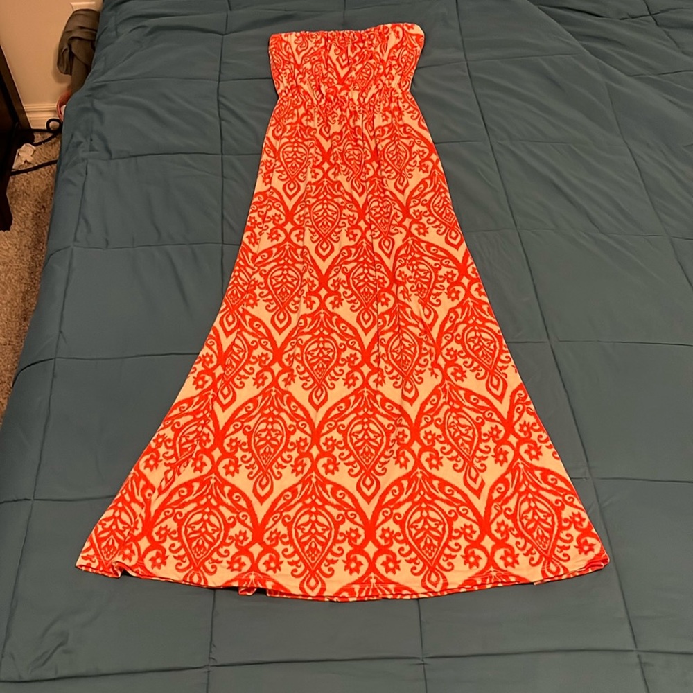 Strapless Maxi Dress